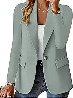 Casaco feminino, manga comprida, cor lisa, casual, terno