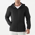 Mens Lightweight Running Jackets,UPF 50+ Jogging Windbreaker Zip Up Hoodie for Men with Pocket