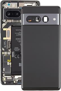 Peça de reposição da capa traseira do celular para Google Pixel 7 Pro original capa traseira montagem completa preta