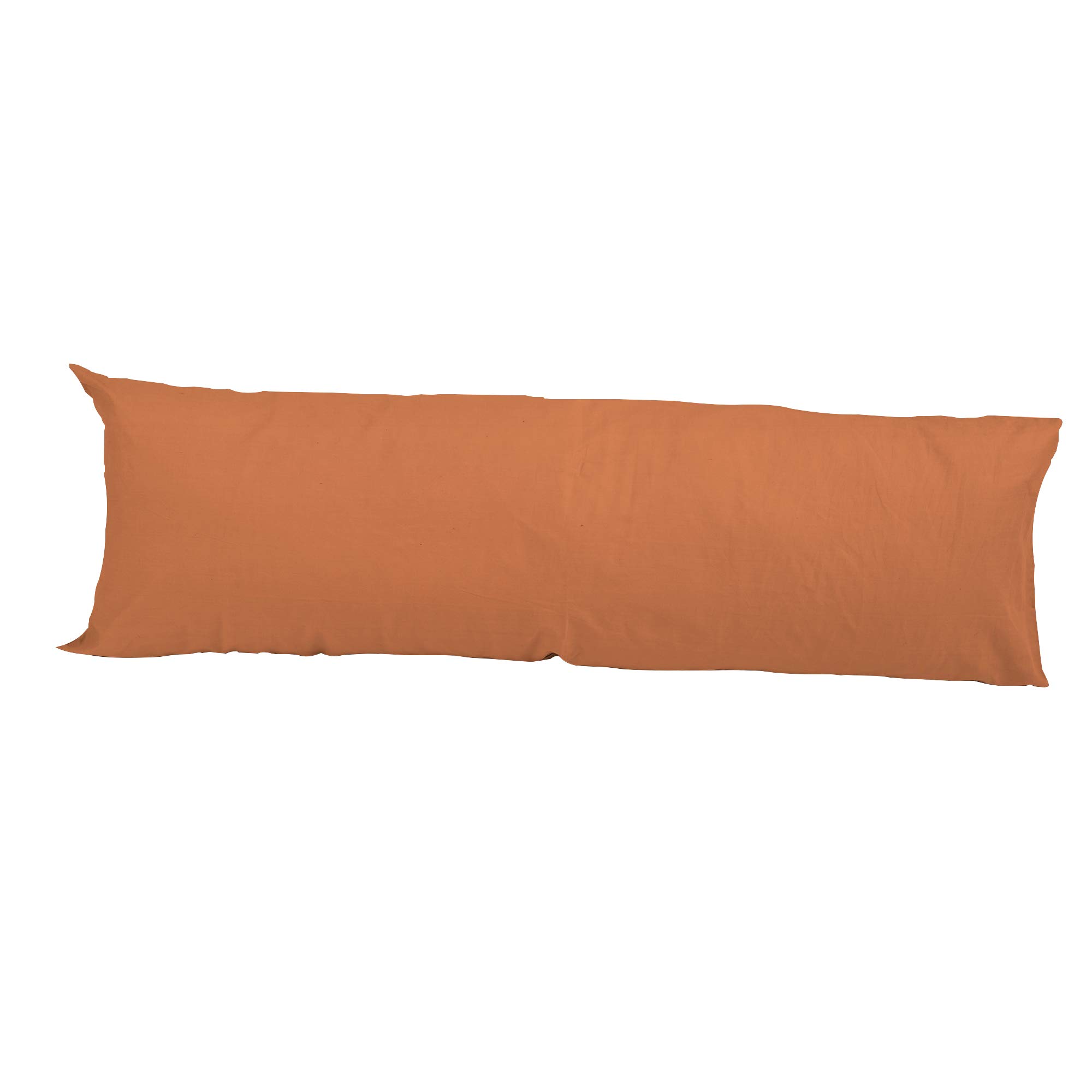 Lyallpur 5ft King (60") Long Bolster Orthopaedic Nursery Maternity Pregnancy Support Pillow Case Only (Peach)