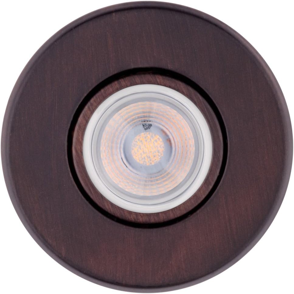 Exclusive Discount 50% Price Globe Electric 90964 Recessed Lighting, 4 Count (Pack of 1), Oil Rubbed Bronze Round Swivel Flash Sale Buy 1 get 1 Globe Electric 90964 Recessed Lighting, 4 Count (Pack of 1), Oil Rubbed Bronze Round Swivel