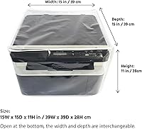 Vista 2 de Funda protectora transparente transparente a prueba de agua, compatible con HP, EPON, CANON, BROTHER, PIXMA Officejet