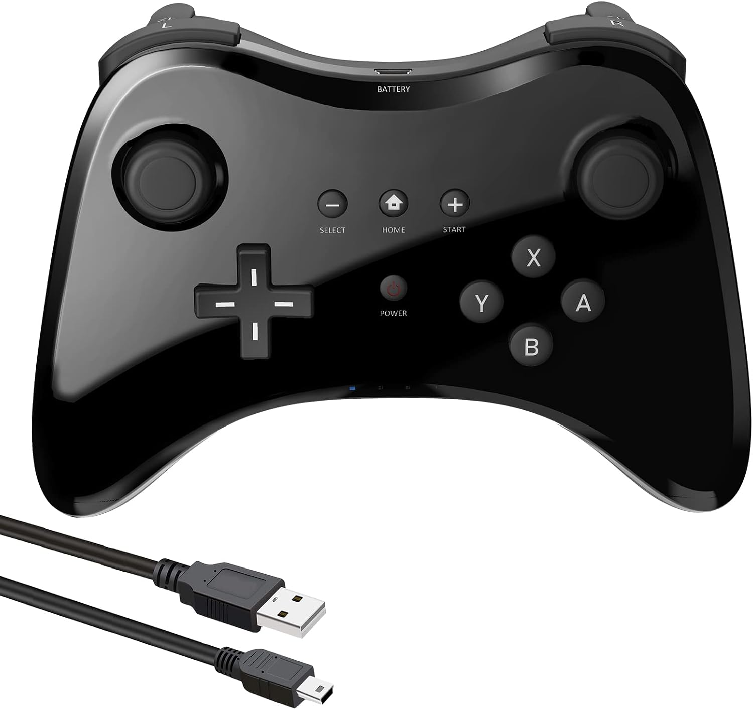 Cenxaki Wireless Pro Controller for Nintendo Wii U Pro Console,Wireless Dual Analog Bluetooth