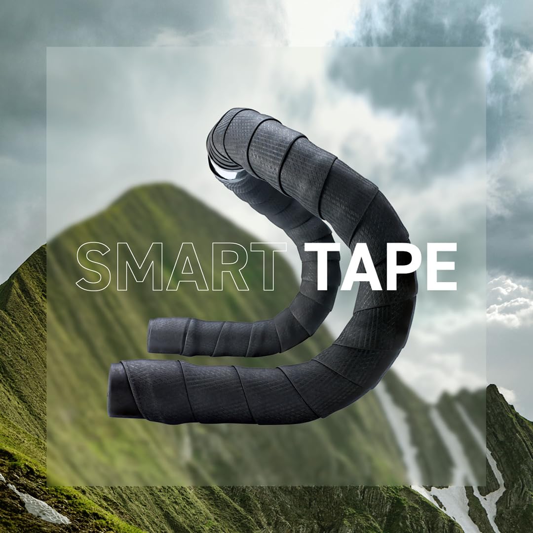 Selle Italia SMART TAPE – Owijka Na Kierownicę Szosową I Gravel, 100% Zrównoważona, Łatwa W Instalacji Bez Kleju, Recykling – Czarny