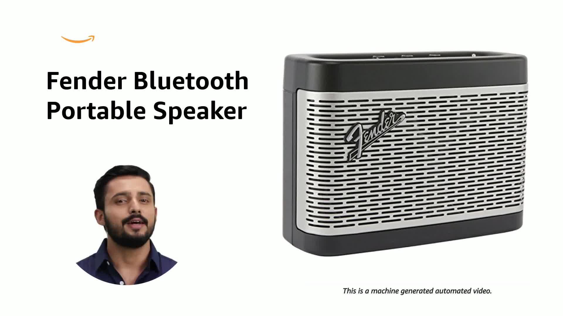 Fender 6960106000 Bluetooth Portable Speaker (Black), 6960104000