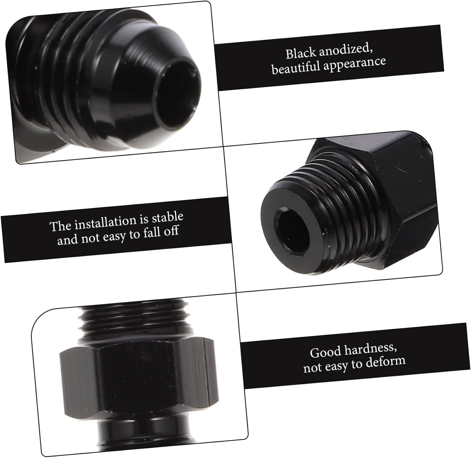 Vehicle Swivel Joint Adapter Fitting Straight Adapter for Car Anodized for Fluids Rv Fittings Connector