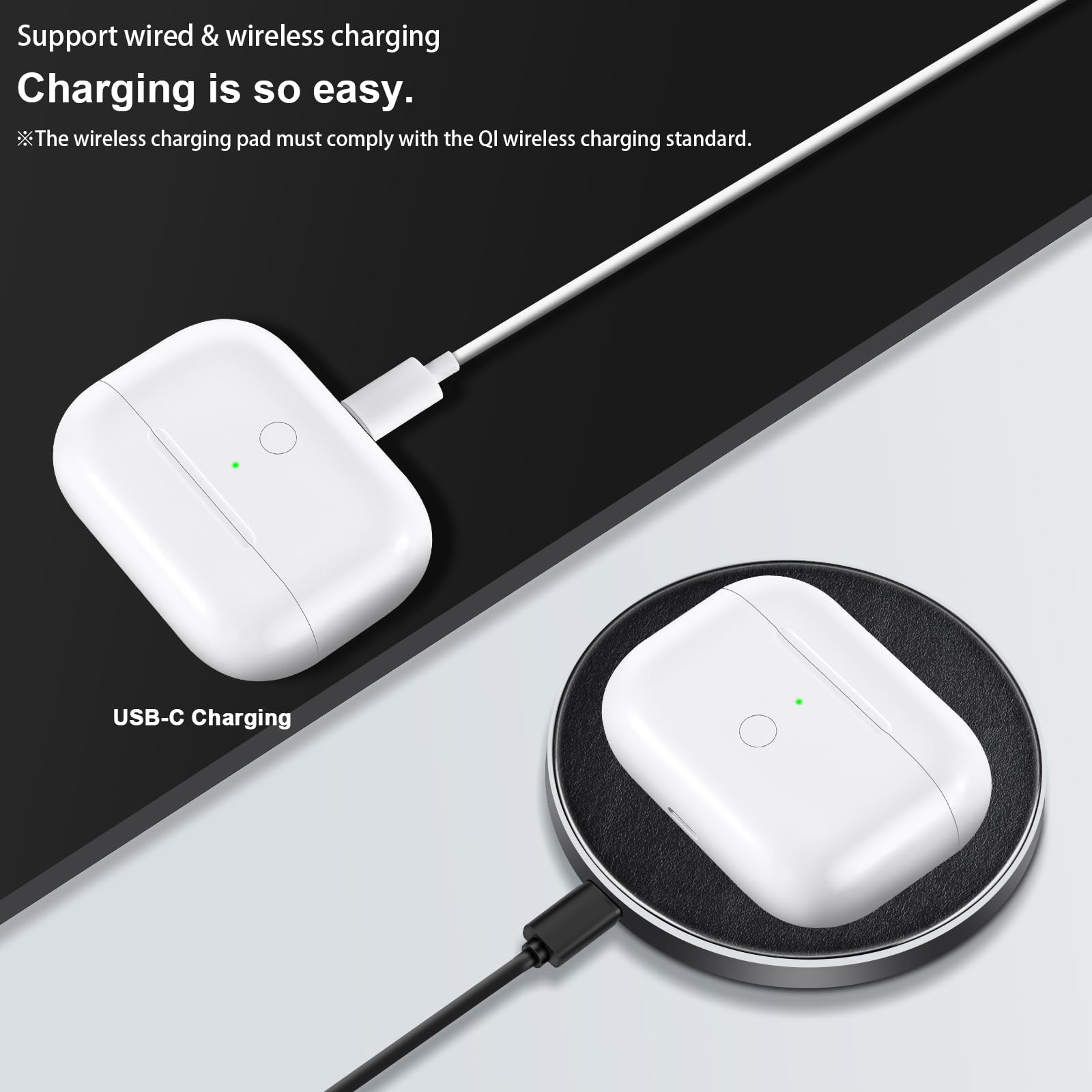 Amazon.com: Wireless Charging Case Compatible with AirPod Pro 3
