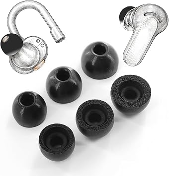 Replacement Memory Foam Eartips for Skullcandy Earbuds,Upgrade