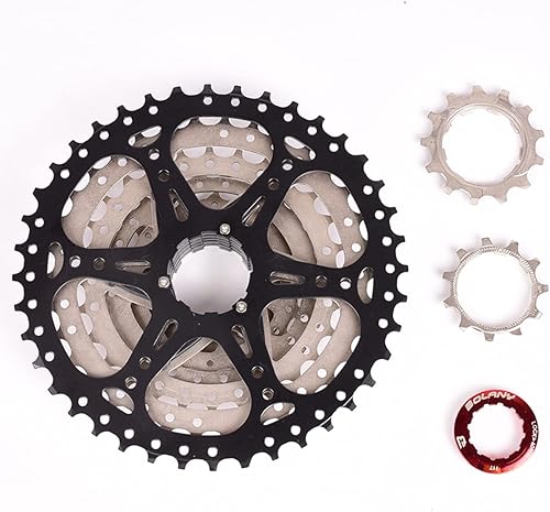 Miniatura 4 de Casete MTB 8 velocidades 11-32T 11-36T 11-40T 11-40T 11-42T Casete de bicicleta de relación ancha Piñón de casete de bicicleta compatible con