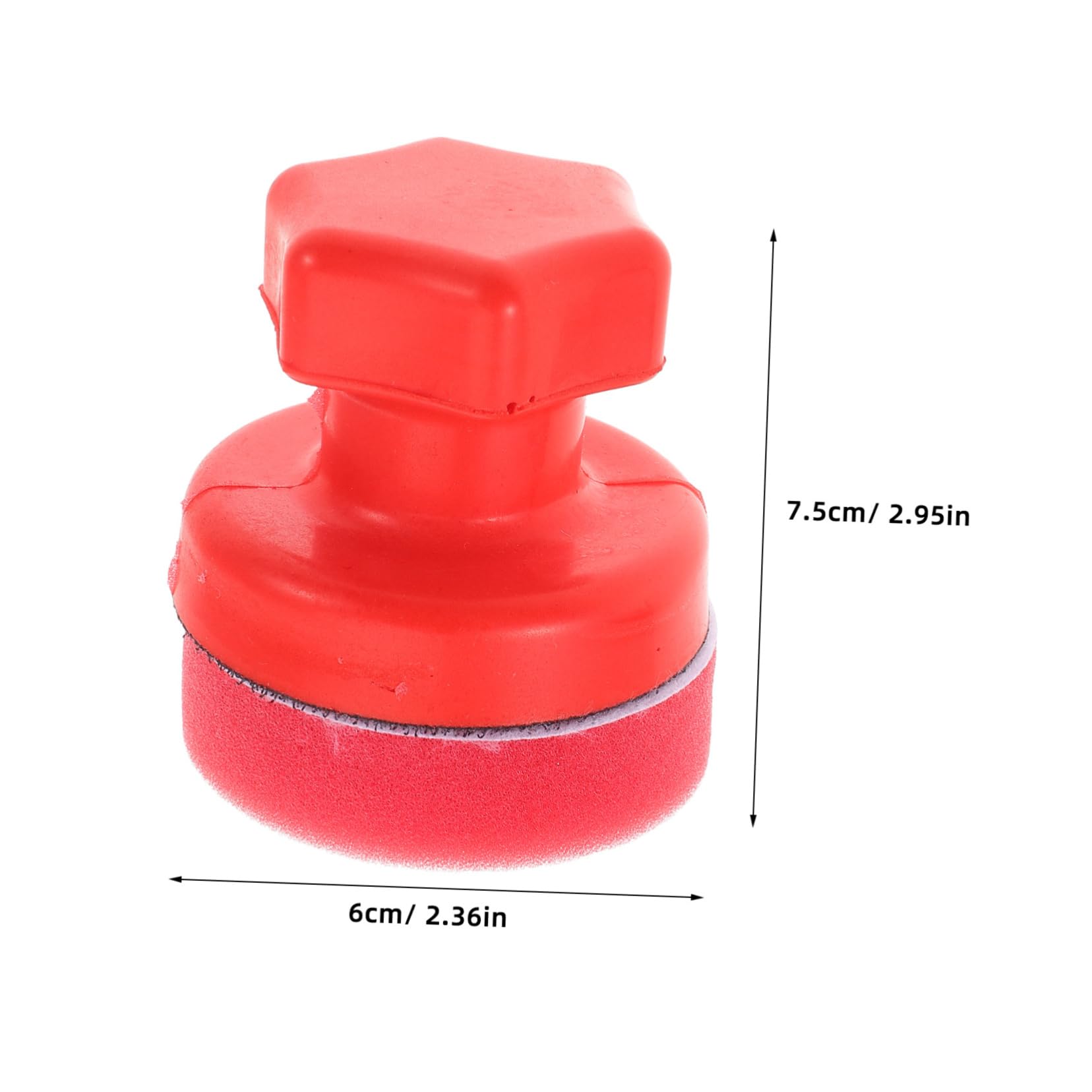 PRETYZOOM 1Set Handheld Car Polishing Sponge Tool Kit High Density Buffing Pads for Car Detailing Includes Handle and Polishing Sponges for Tire Shine and Cleaning