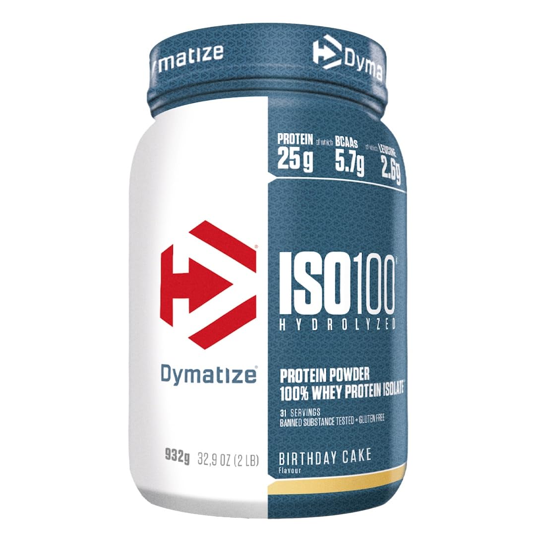 ISO 100 Hydrolyzed Birthday Cake 932g - Whey Protein Hydrolysat + Isolate Powder