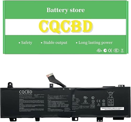 CQCBD (forma A) (línea larga) C41N1906 C41N1906-1 Batería para ASUS ROG Zephyrus Duo 15 GX550 GX550LXS GX550LWS para ASUS TUF Gaming A17 TUF706QE