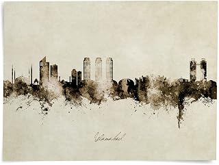 Islamabad Pakistan Skyline Art Print (11x14 inch poster) -22160