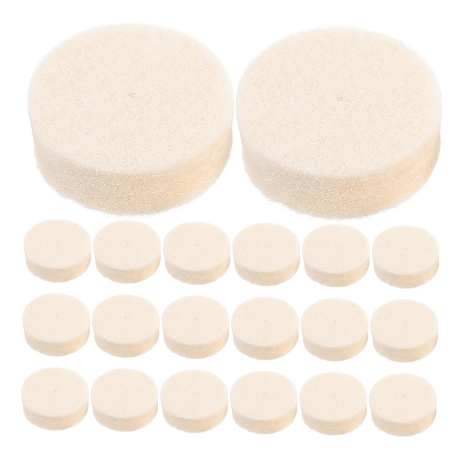 Amosfun Juego De Cabeza De Molienda De Lana Pulido Cepillo De Rueda Ruedas Abrasivas Para Pulir Kit De Accesorios De Herramientas Rotativas Volante 100 Piezas*4
