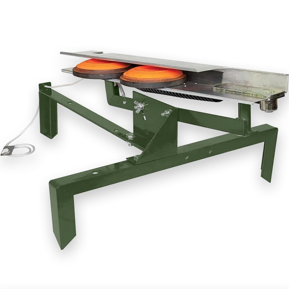 Trimax Lanceur de plats double (corde) | Lanceur d'objectifs en argile. Lance corde.