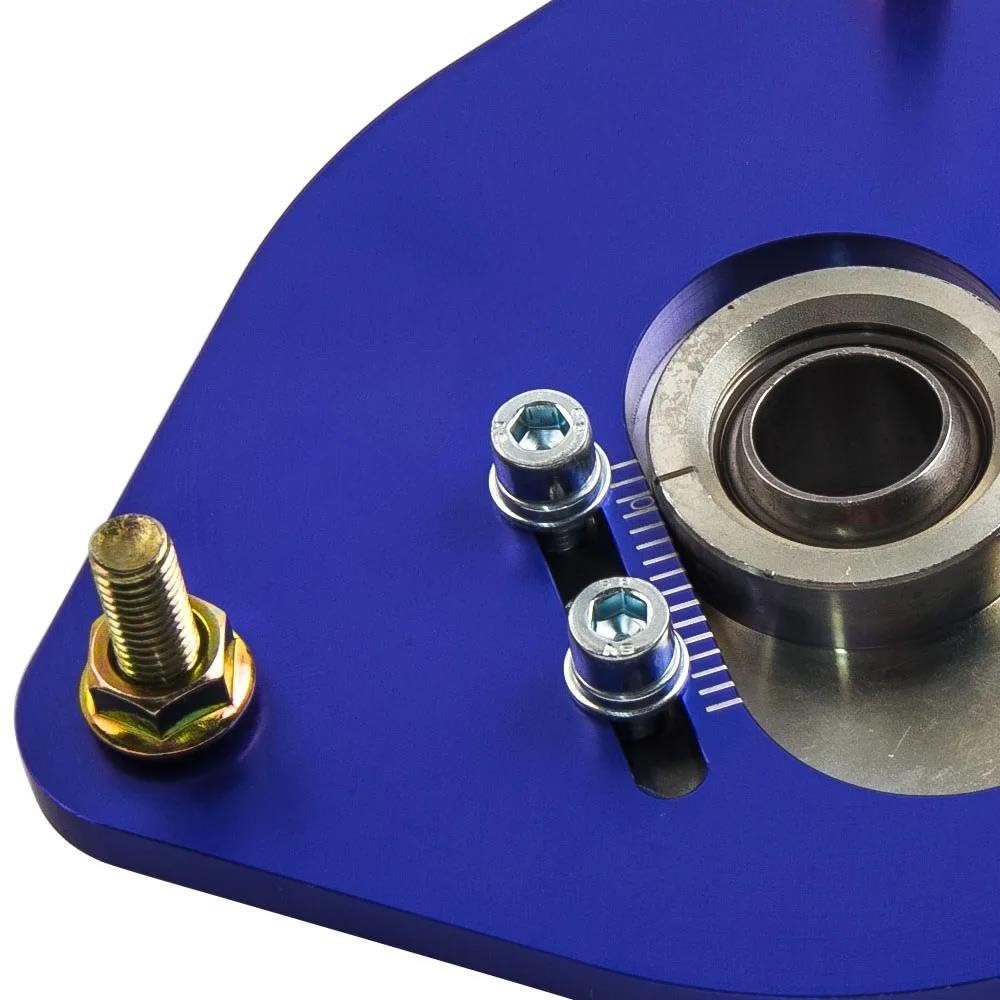 Sospensioni pneumatiche auto 2x Piastra Camber Per Subaru Per Impreza GDA GDB 2002-2007 STi Coilover Supporti Superiori Coilover Sospensione Piastra Camber Ammortizzatori