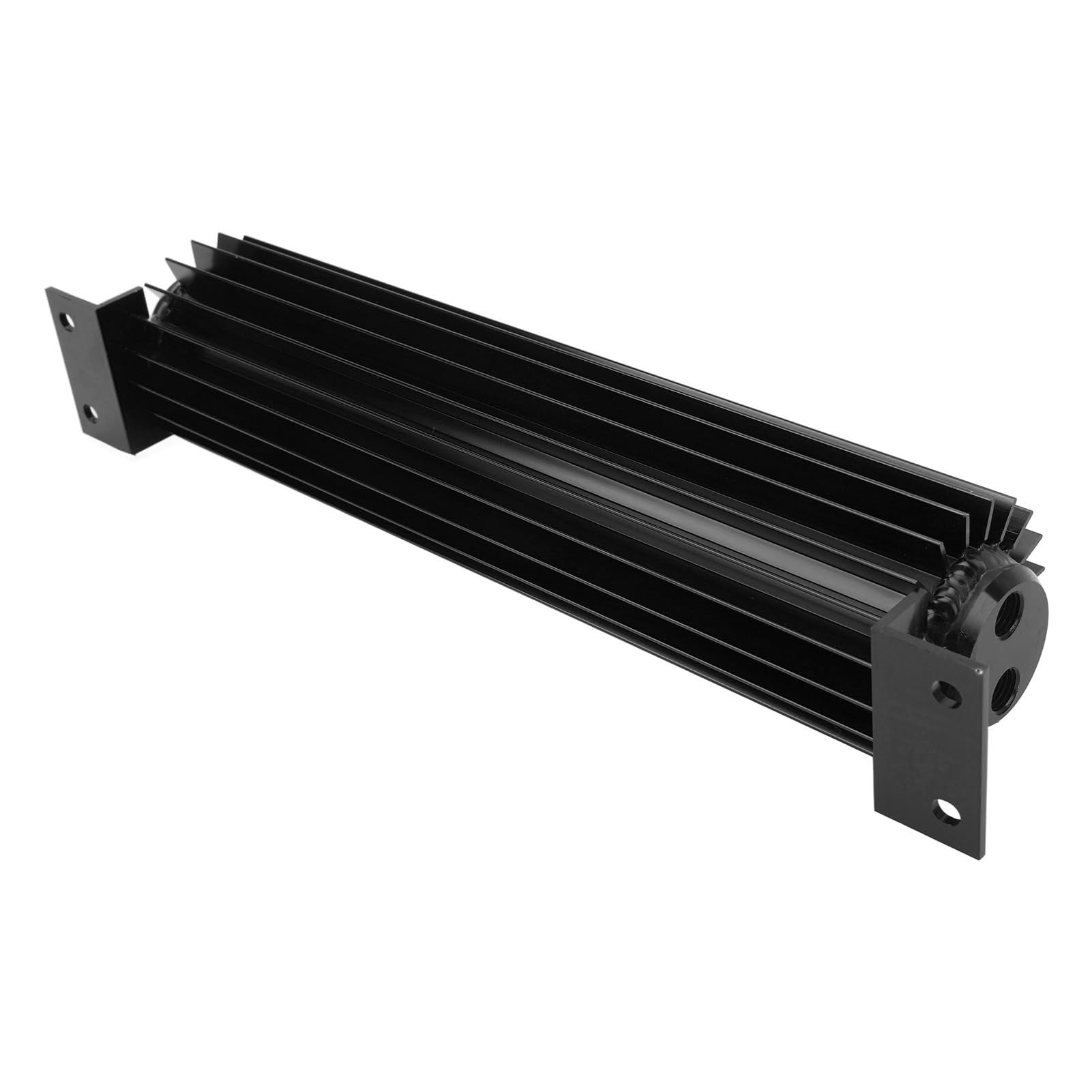 Il Dispositivo di Raffreddamento Universale per Trasmissione a Doppio Canale Raffredda in Modo Efficiente Il Fluido per Dissipatore di Calore in Alluminio Anodizzato Auto e Camion (Nero)