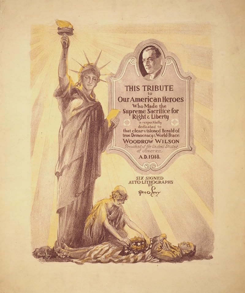 Seis litografías automáticas firmadas (1918) Póster impreso por Alexander O. Tarifa (24 X 36)