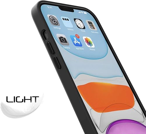 Miniatura 5 de Luvvitt Funda de silicona líquida compatible con iPhone 12 Mini con protección contra caídas a prueba de golpes, delgada, suave, resistente a los