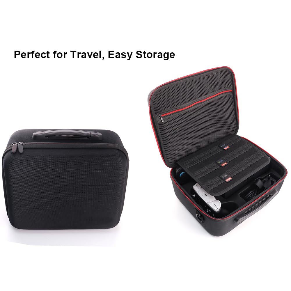 Generico Custodia da trasporto Per Switch 2 Custodia per schede di gioco Accessori EVA di grandi dimensioni con scomparti per schede di gioco e tasche multiple per dock, adattatore CA, controller