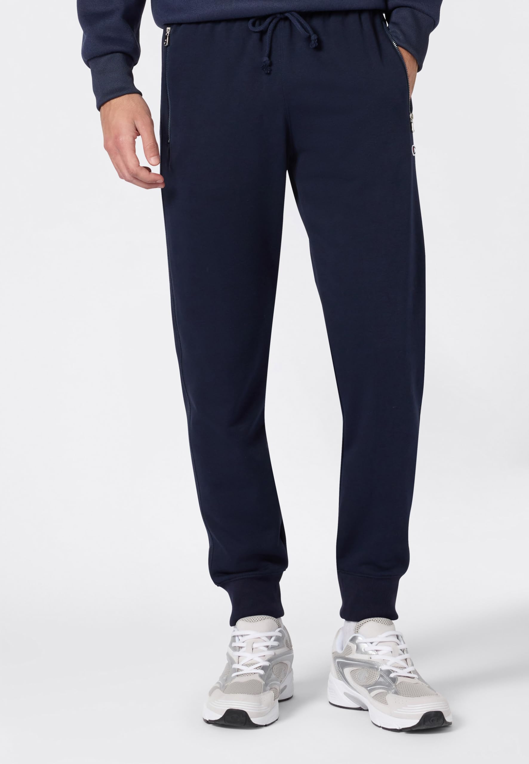 Champion Pantaloni Joggers Slim Fit con Polsino e Tasche con Cerniera da Uomo, 220804