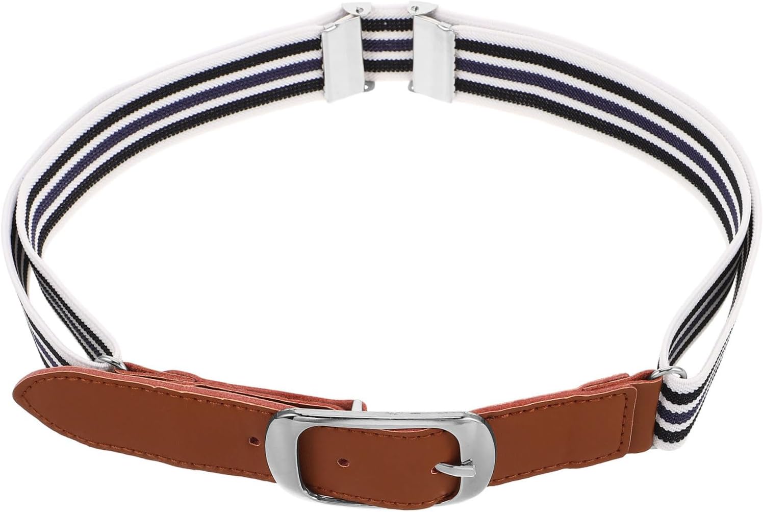 Ipetboom Teens Adjustable Elastic Sports Belt Durable PU Leather Waistband for Outdoor Activities Running and Everyday Wear Comfortable Fit for Performance and Style