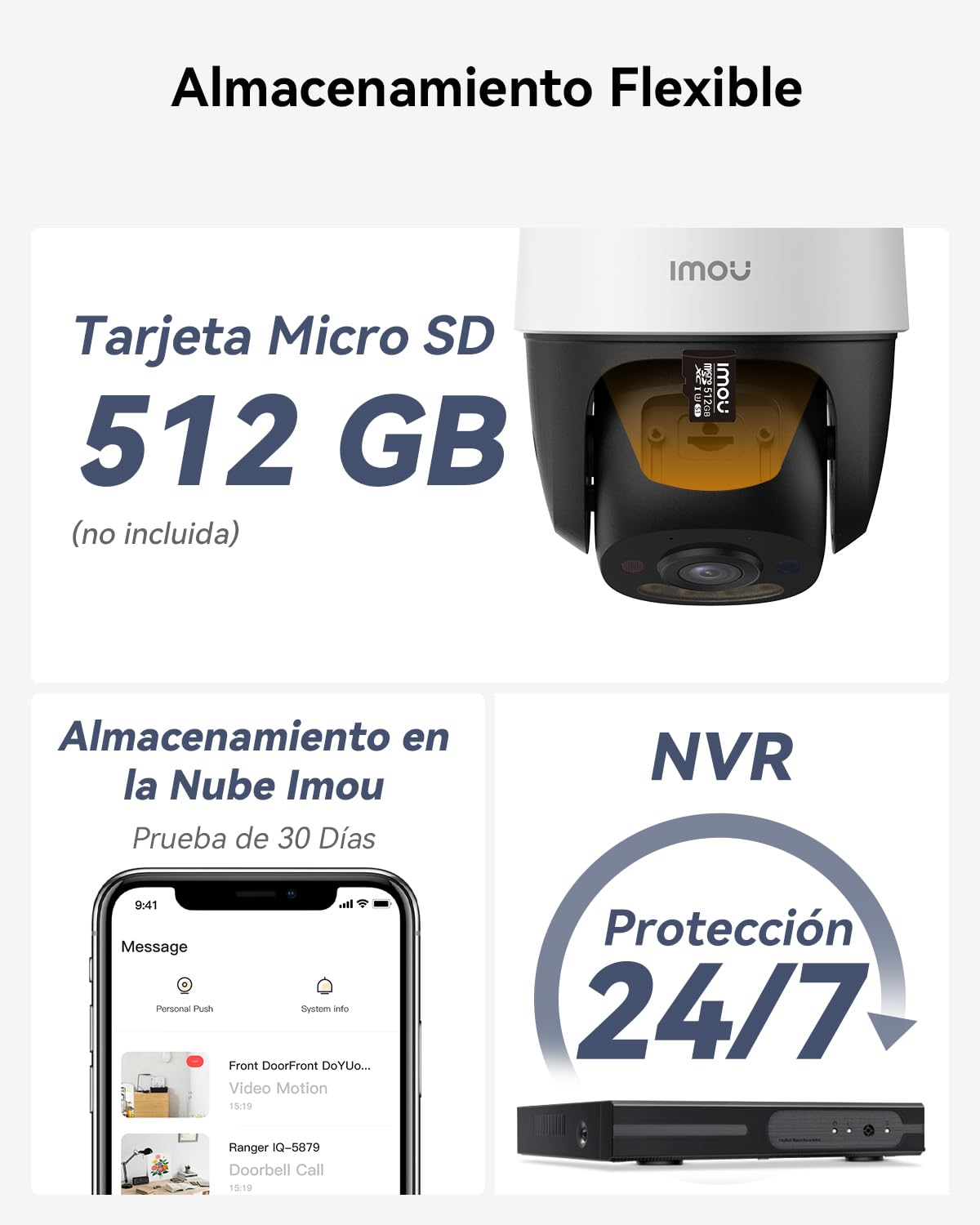 Imou 4K 8MP Cámara Vigilancia PoE, Cámara WiFi Exterior, Cruiser SC