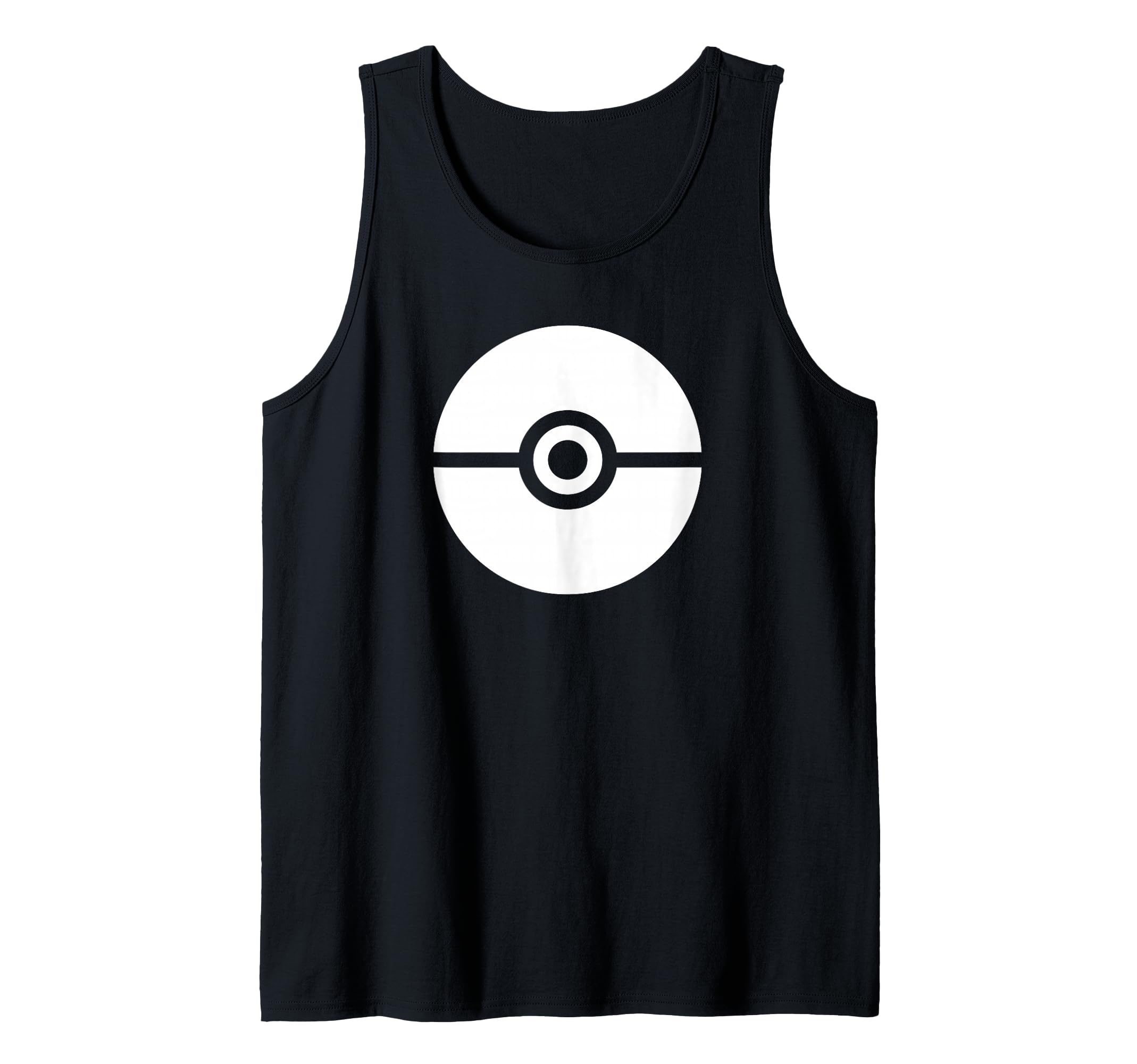 Pokémon Simple White Pokéball Logo Tank Top