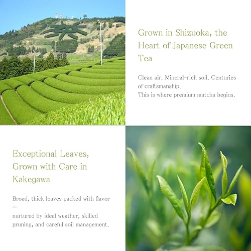 Miniatura 3 de SALBEL Auténtico polvo de matcha japonés  Té verde orgánico de grado ceremonial, 30 barras × 0.07 oz (2.12 oz en total2.11 onzas), fabricado en