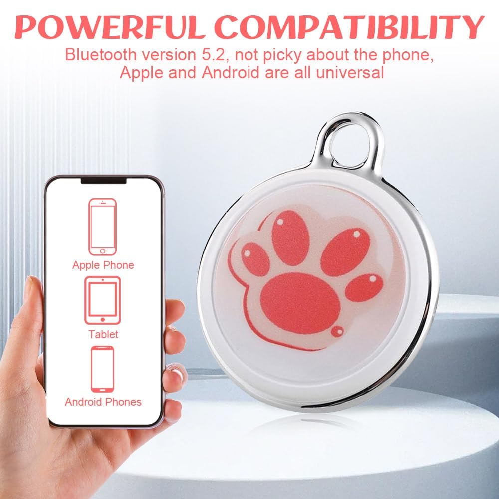 3 mini localizzatori GPS per cani e gatti, senza canone mensile, compatibile con iOS/Android, dispositivi di localizzazione in tutto il mondo, adatti per animali domestici o bagagli, dispositivi