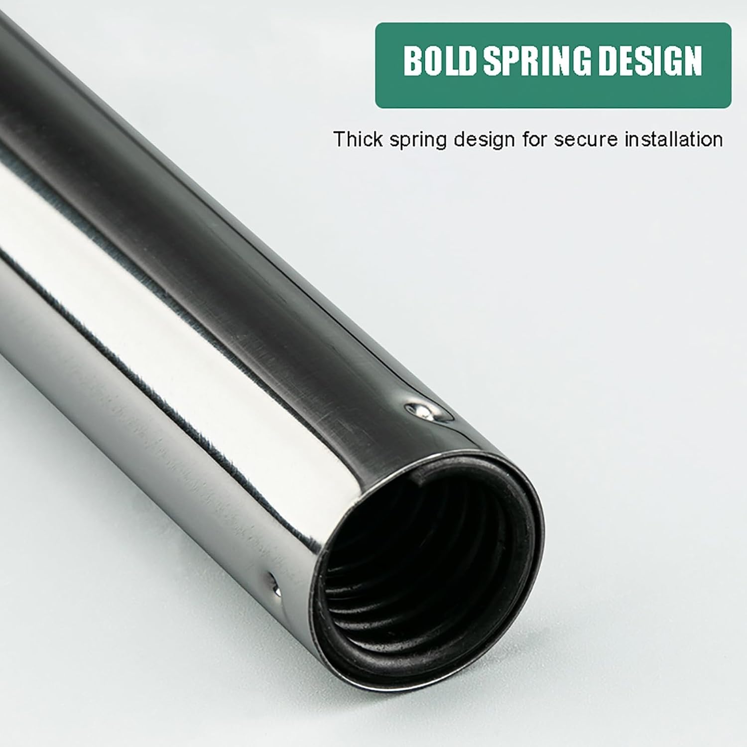 Shower Curtain Rod, L-shaped Shower Curtain Rod，Shower Curtain Rod Stainless Steel Curtain Rod, Heavy Duty Shower Rods, Telescopic Non-Slip Bath Closet Hanging Pole Rail Rod For Bathroom Kitchen Witho