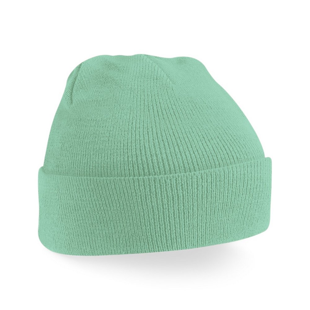 Beechfield Men's Mint Original Cuffed Beanie