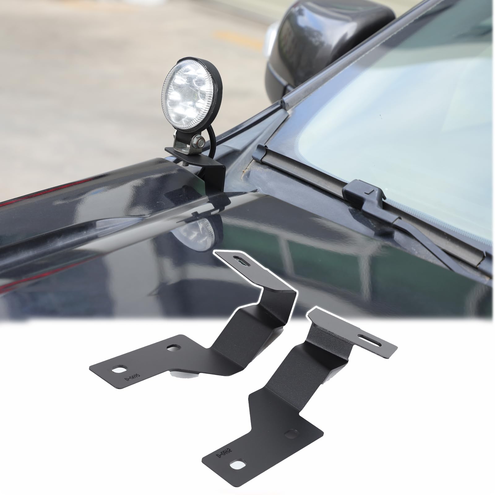 Soporte de abrazadera sin taladrar para barra de luz Ford Ranger 15-21