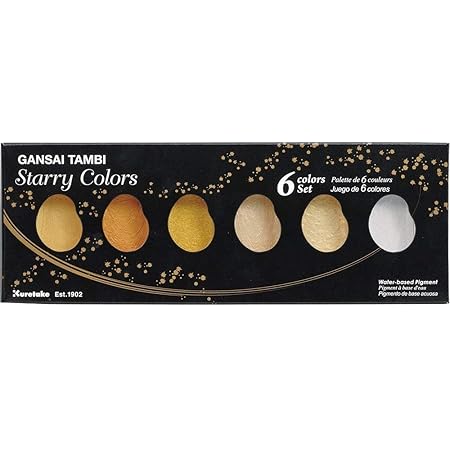 Kuretake Gansai Tambi Starry colors 6 color set