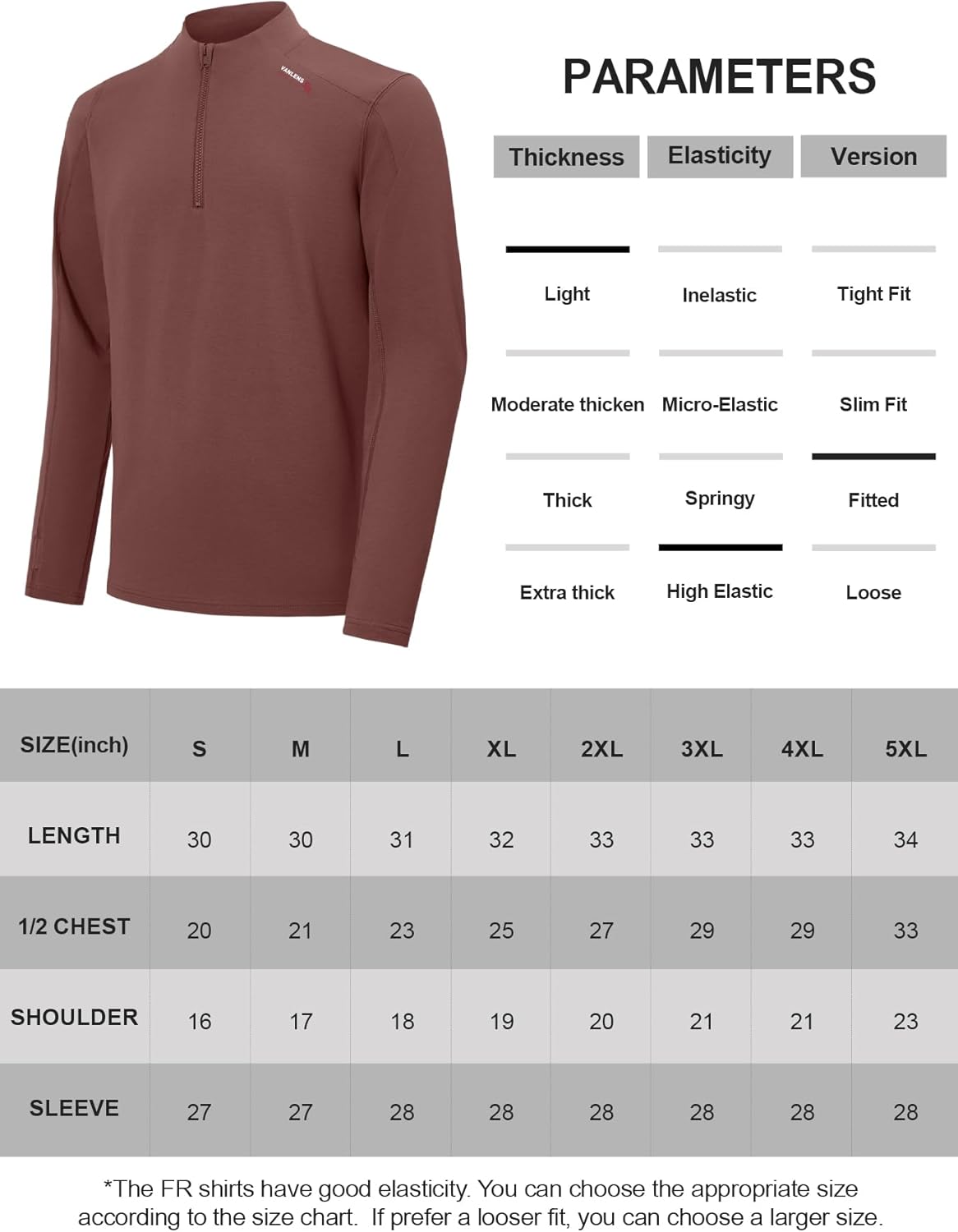 Stretch FR Shirts for Men Lightweight Quarter Zip Up Pullover for Summer CAT2 - Image 7
