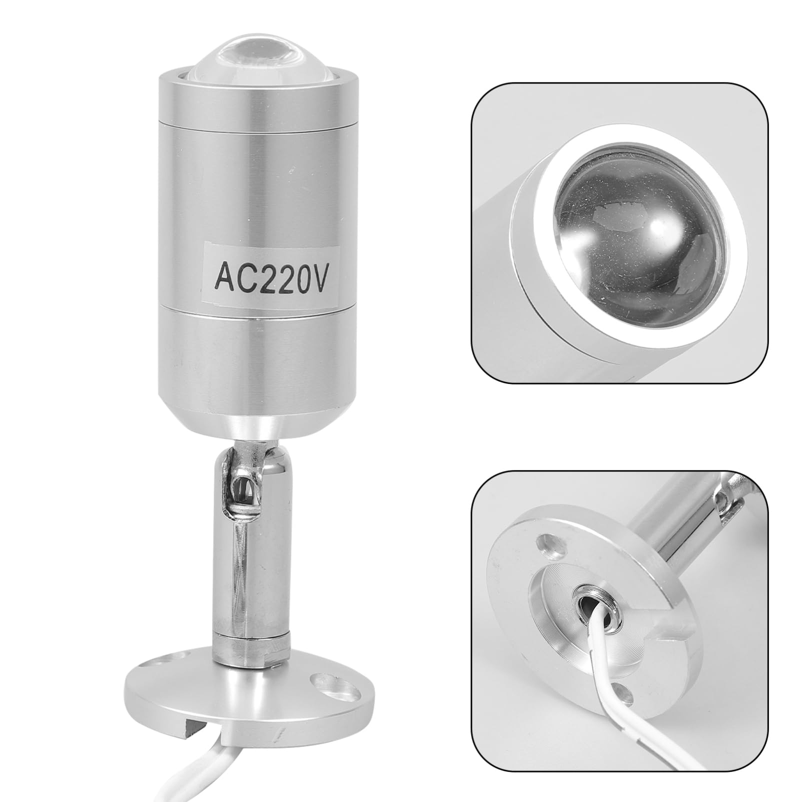 UKCOCO Mini Spot Lights: Led Cabinet Spotlight Exhibition Uplighting Display Case Lights Rotating Accent Lighting for Mall Counter