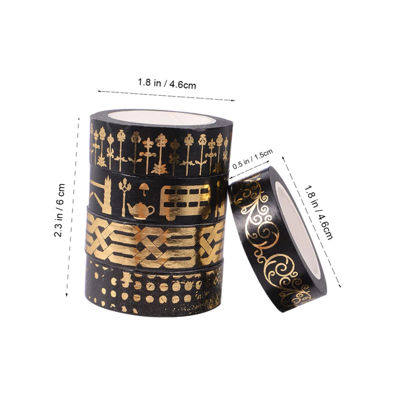 Lurrose 15rollen Dekoratives Washi Tape Farbige Geschenkband Für Fotoalben Und Tagebuchdekoration Leicht Und Praktisch Für Kreative Bastelprojekte Und Persönliche Notizen