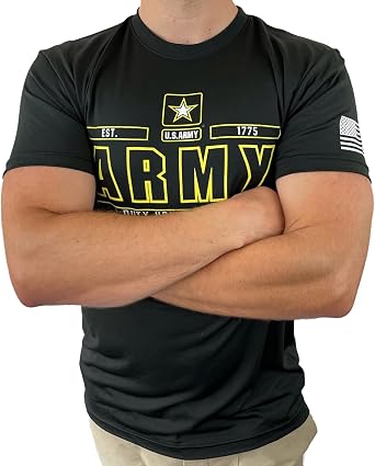 Army Performance Pro Black T-Shirt