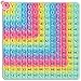 â€‹Multiplication Game Table Division Flash Cards 3rd Grade pop-up Fidget Math Toy, Create Various Math Learning Toy Times Table Number Blocks (Multiplication and Addition Tables)