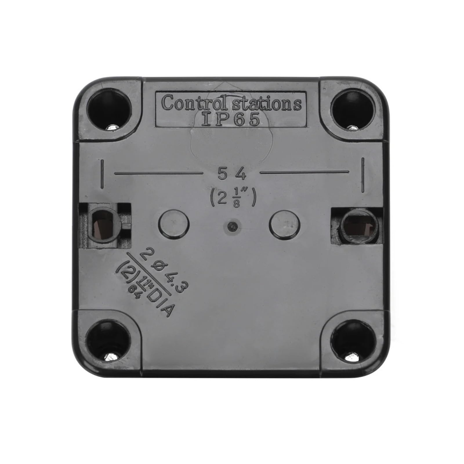 Interruptor pulsador de parada de emergencia con cabezal de hongo rojo, 10 A, for ascensores, con enclavamiento y bloqueo automático con cubierta protectora.