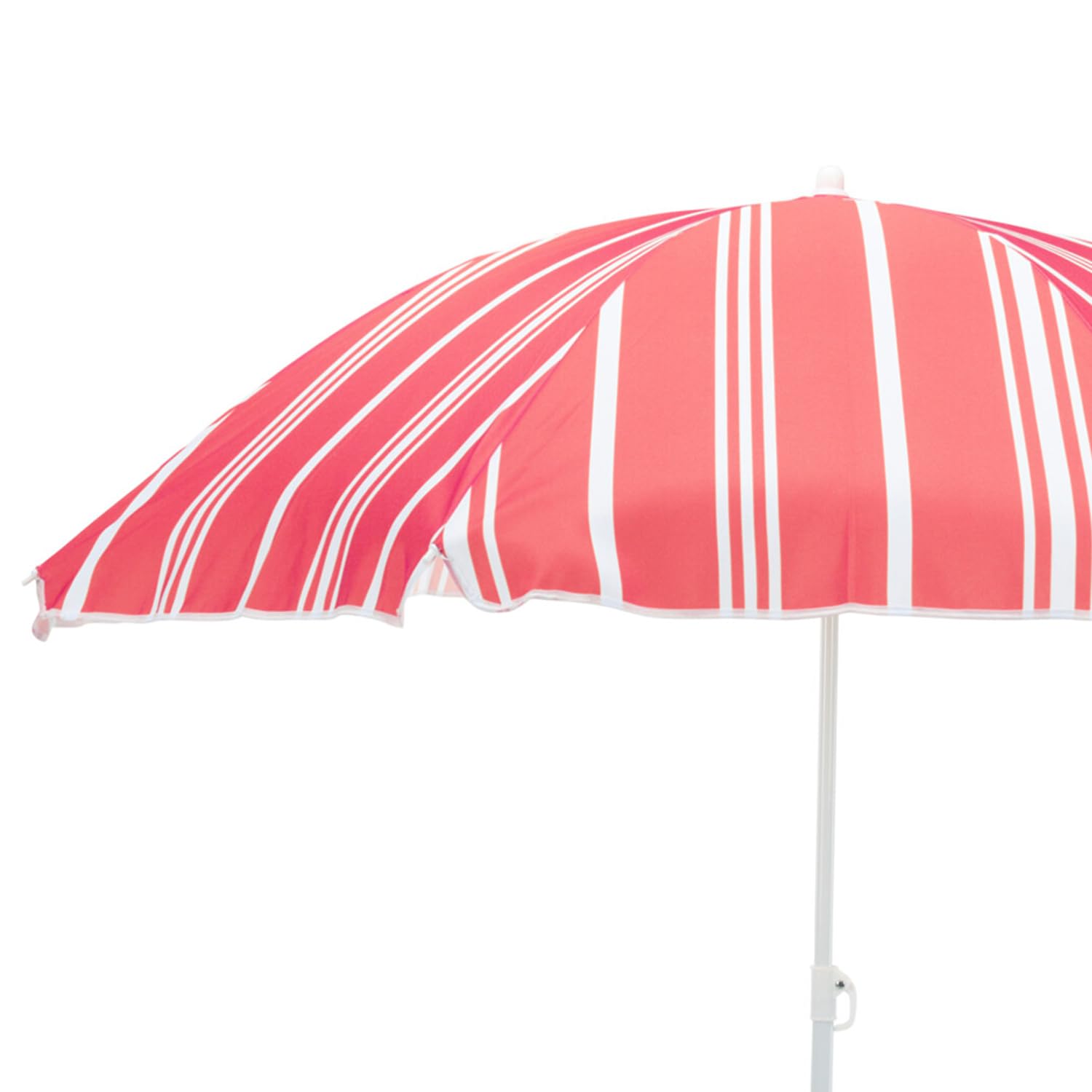 Mojawo Strandschirm Sonnenschirm Strand Schirm Sonnenschutz Gartenschirm Sonnenschutz knickbar Polyester Rot 1,80m UV Schutz