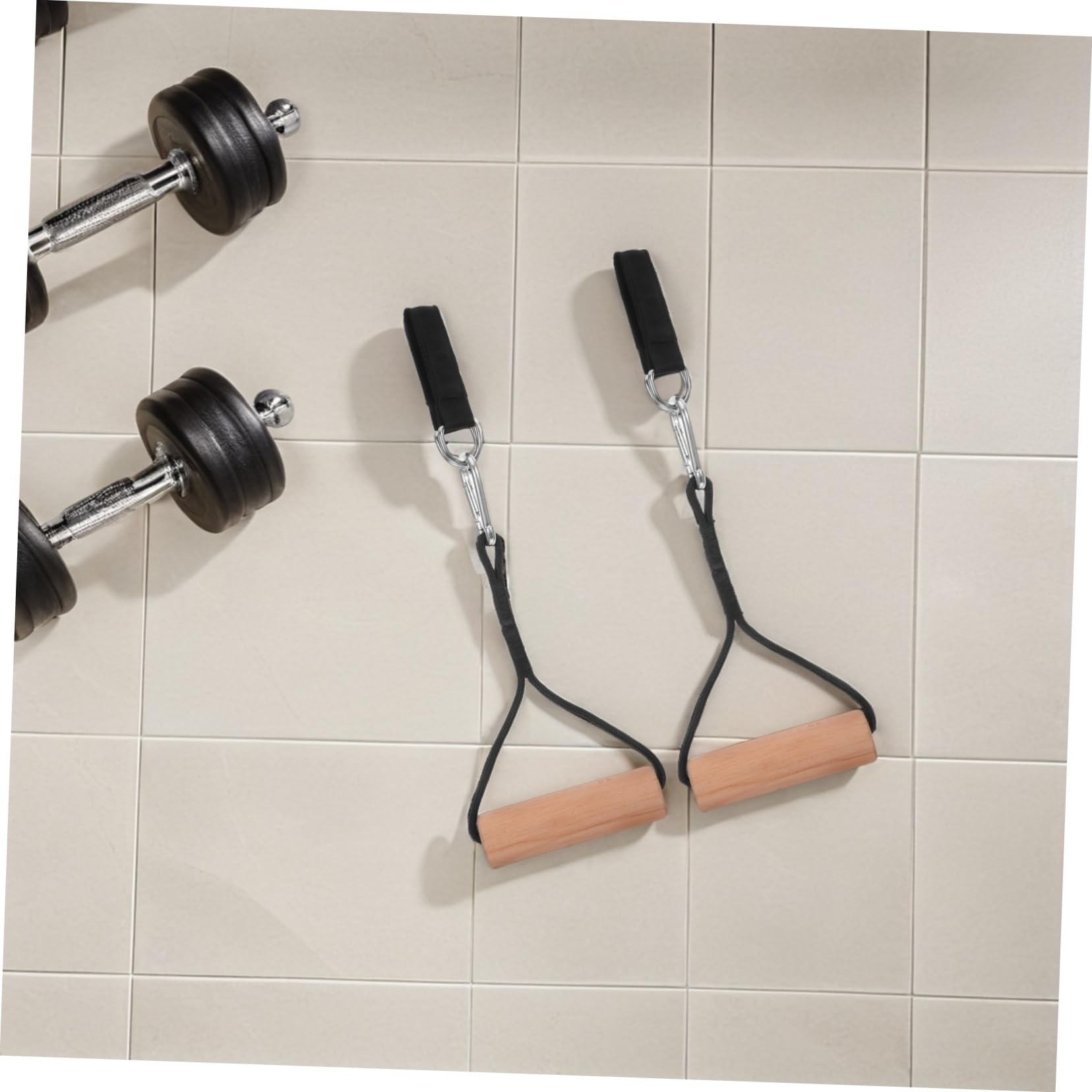 BESPORTBLE Anillas De Gimnasia De Madera para Entrenamiento De Fuerza para Ejercitar Brazos y Muñecas Equipamiento De Fitness para Jardín y Gimnasio