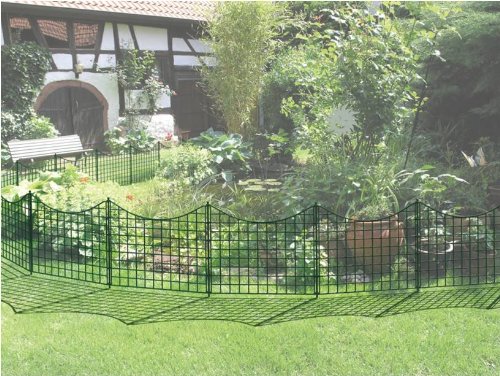 haebelholz Teichzaun Unterbogen (Komplett-Set - 10 Elemente) Cover