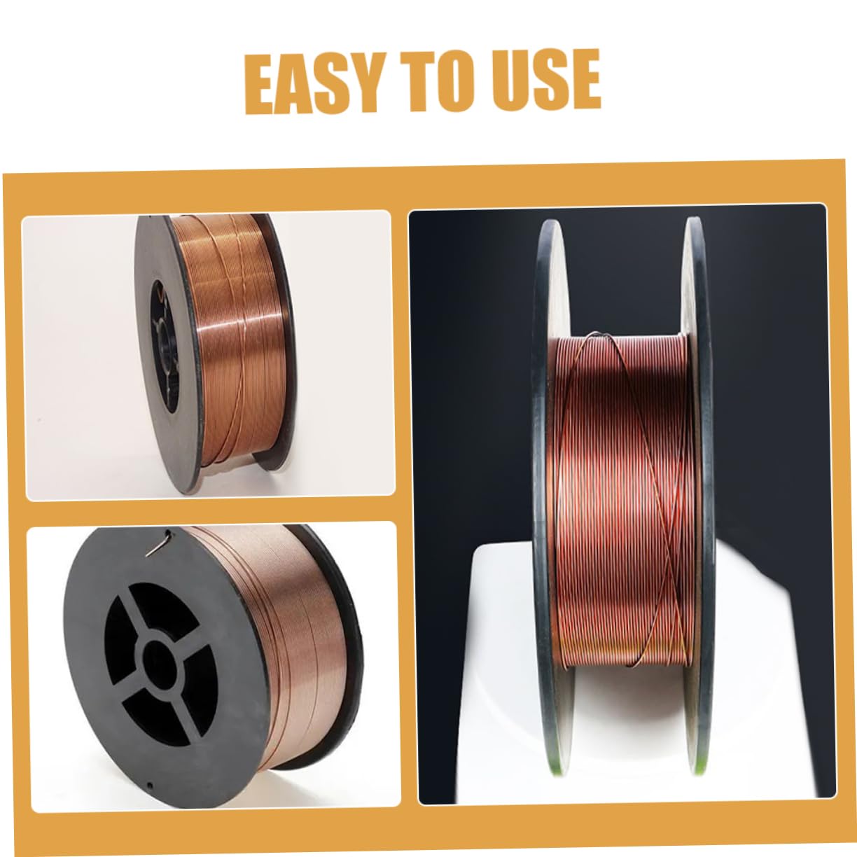 VALICLUD 1Roll Gasless Carbon Steel Welding Wire Spool for Outdoor Use and Versatile Welding for Light Structural Work and Machinery Fabrication