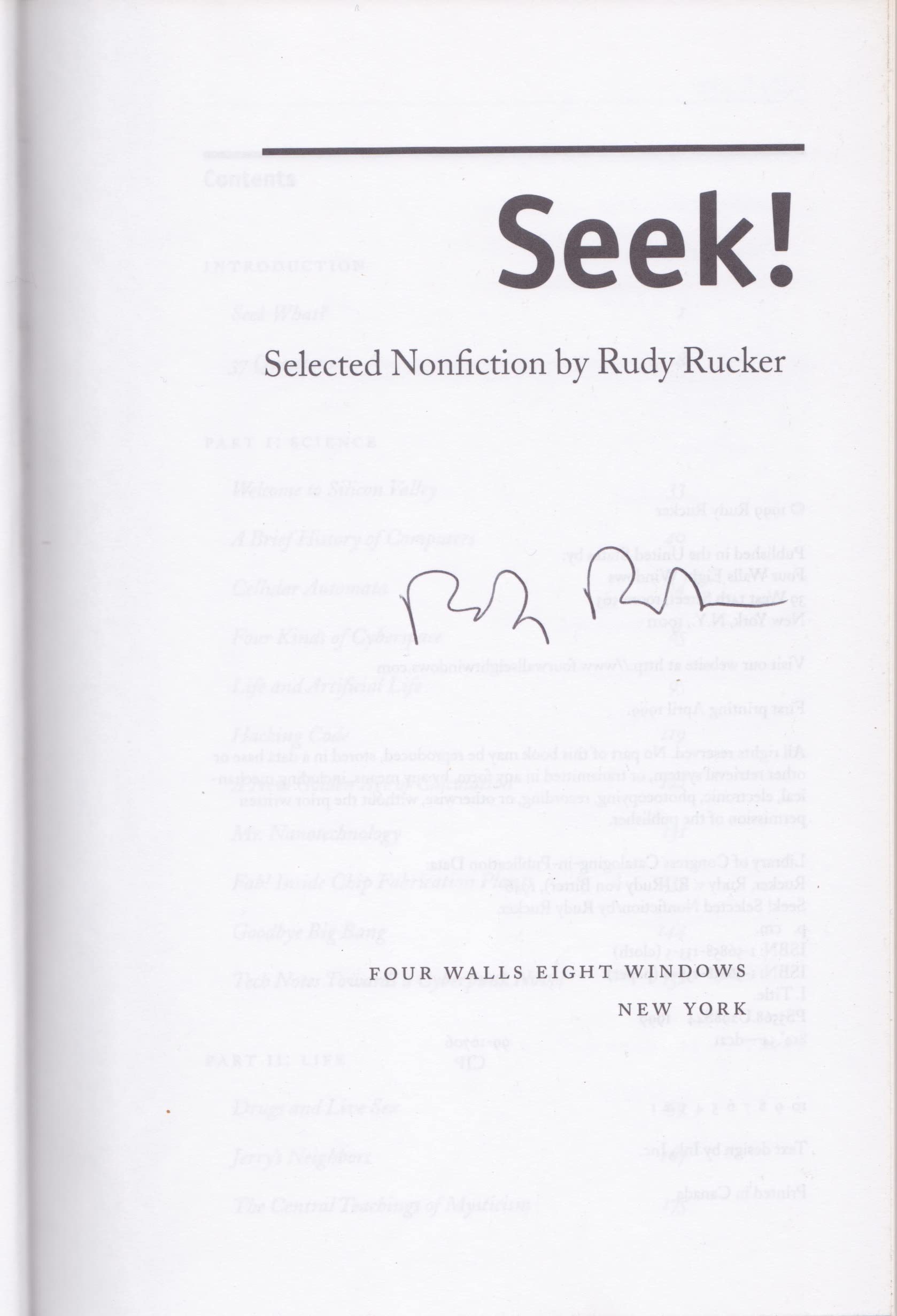 Buy Seek!: Selected Nonfiction — BookShops.in