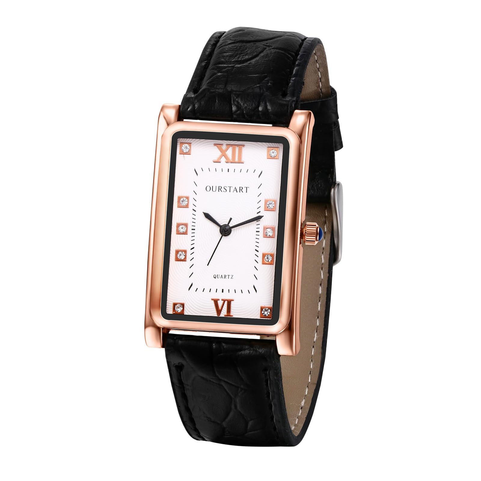 JewelryWe Herrenuhr Edelstahl Leuchtende Uhren: 30m Wasserdi