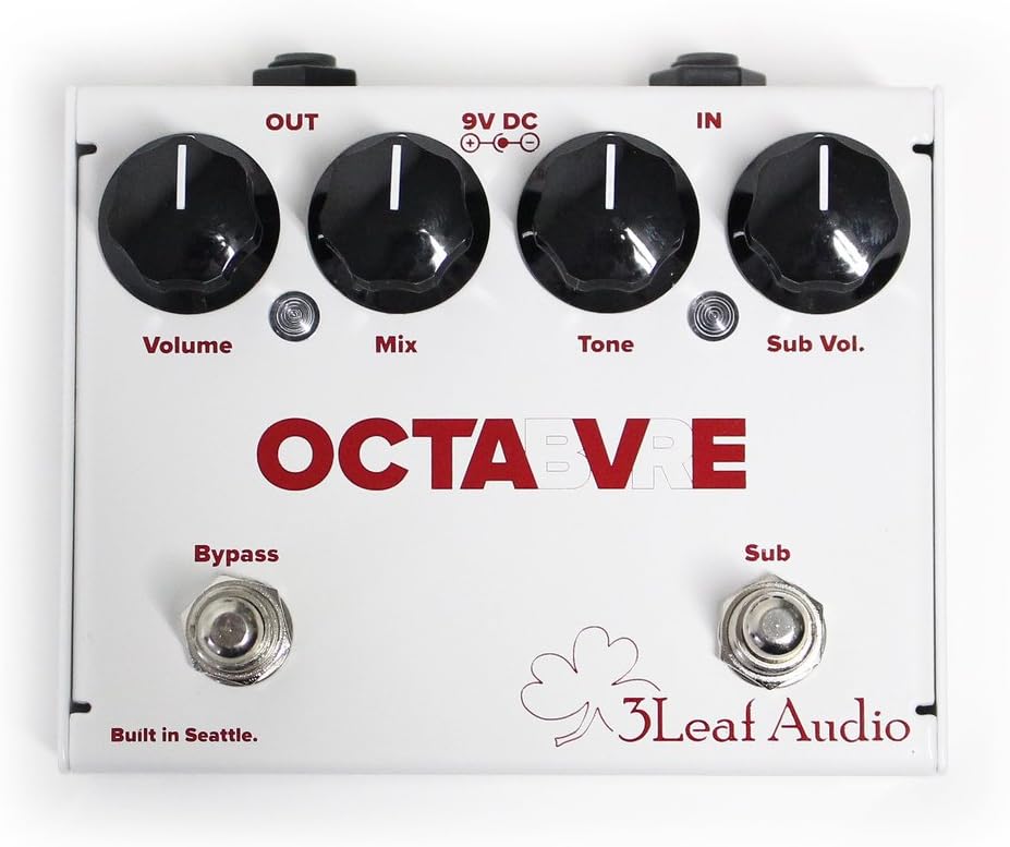 3 Leaf Audio Octabvre Dual Mode Octaver Stomp Box Effects Pedal