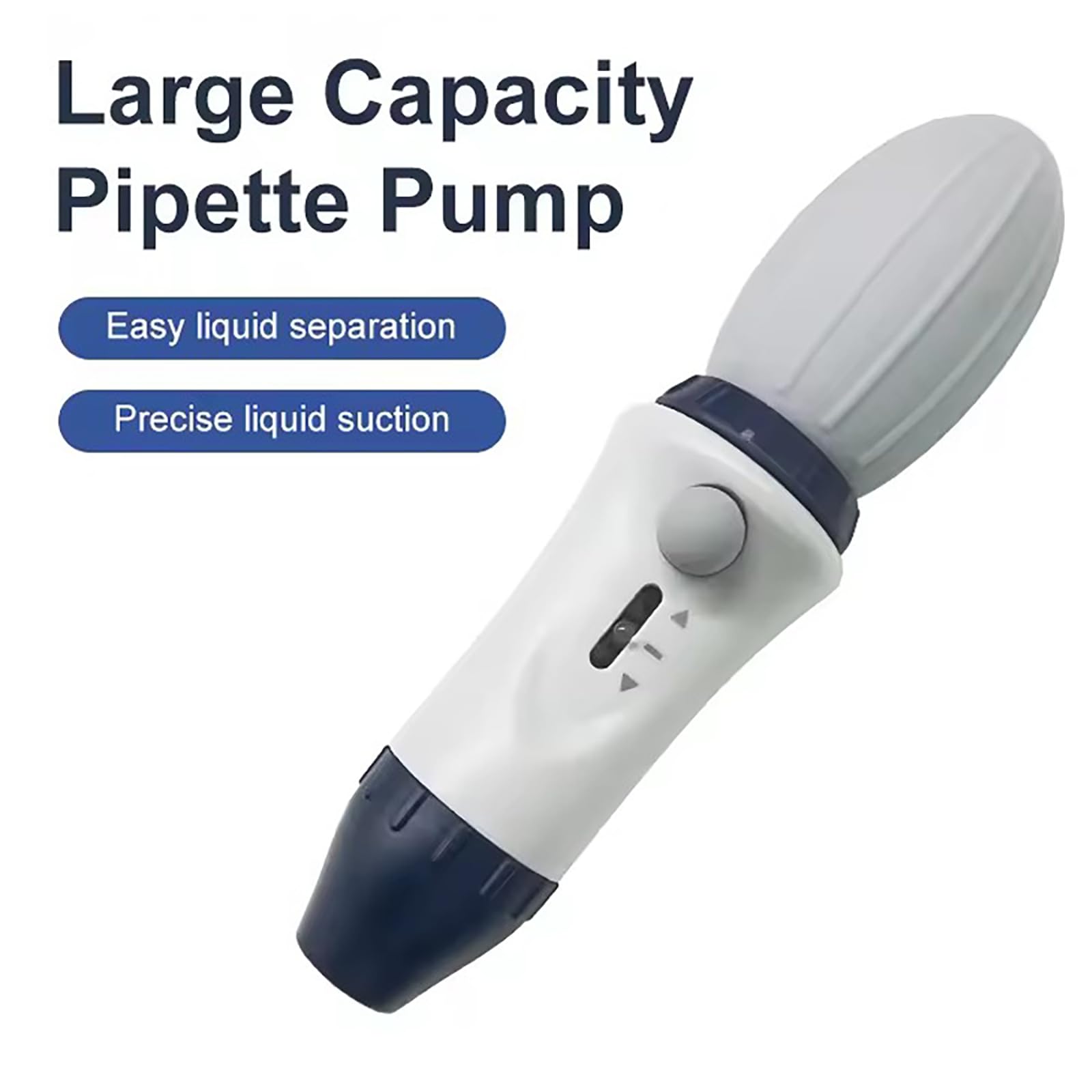 Controlador De Pipetas Serológicas De Laboratorio, Controlador De Pipetas con Volumen De Procesamiento De 0,1 A 100 Ml, Llenador Manual De Pipetas, Compatible con Pipetas De 8 Mm