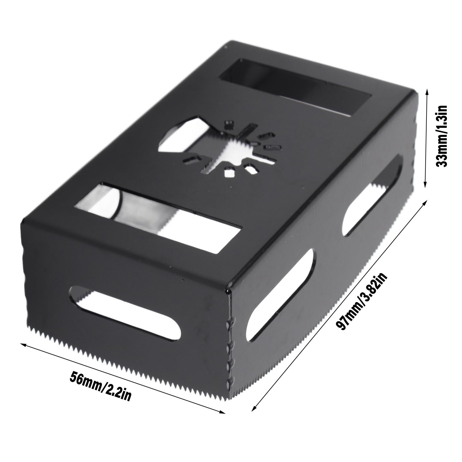 Square Slot Cutter for Electrical Socket Rectangle Tool for Drywall and Plastic Wall Dual Purpose Carving Tool for Electricians - Image 2