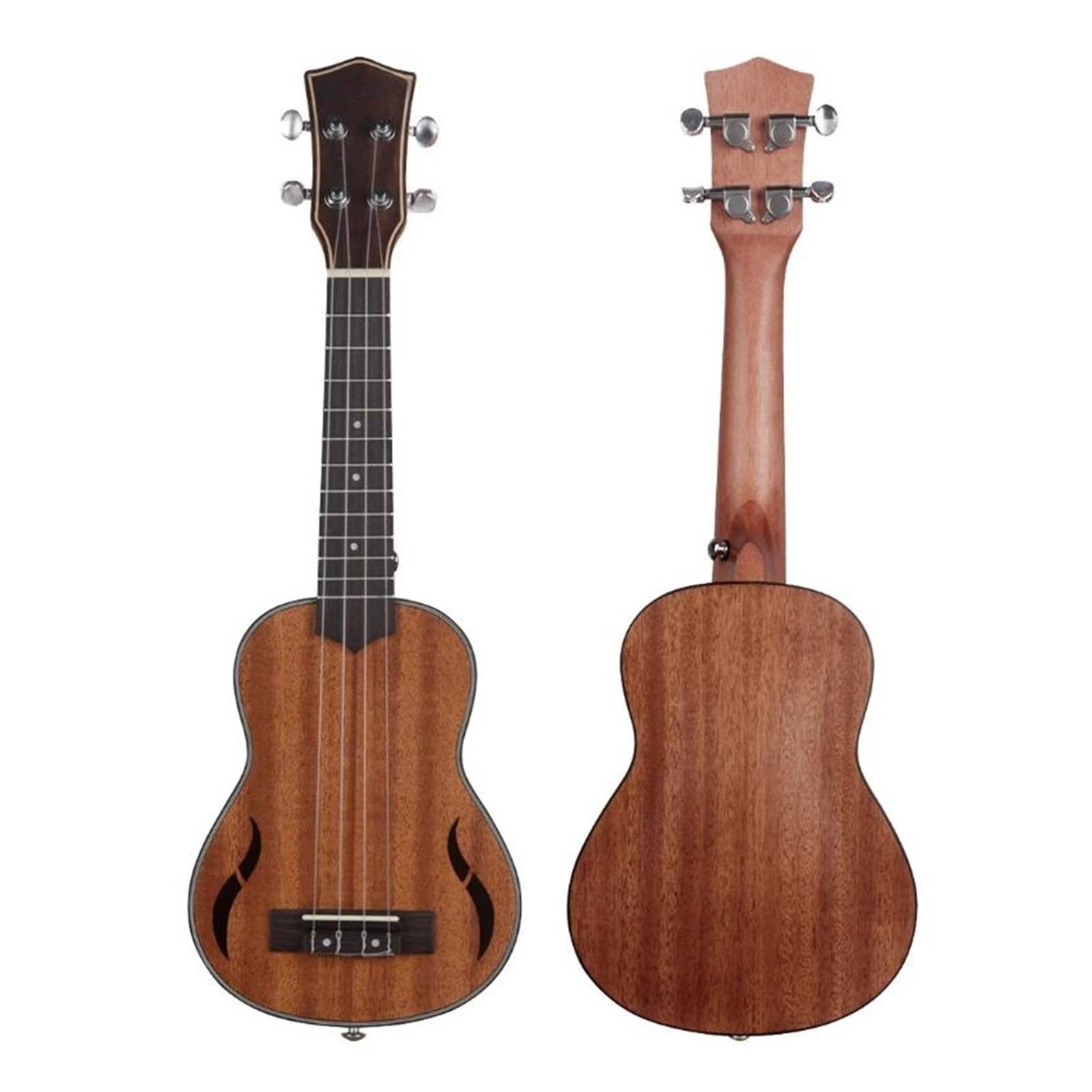 Set Ukulele Da 21 Pollici Strumento Professionale Per Principianti Per Adulti In Legno A 4 Corde Ukulele